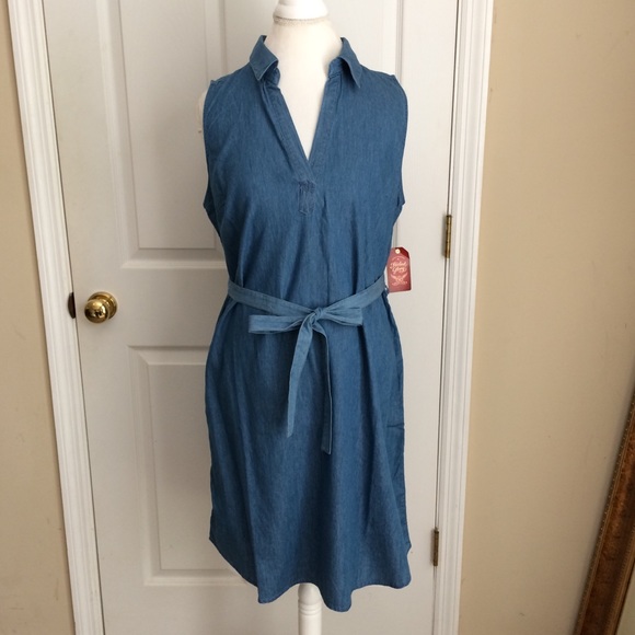 faded glory jean dress